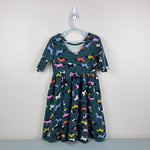 Load image into Gallery viewer, Hanna Andersson Green Galloping Horse Dress 130 cm 8
