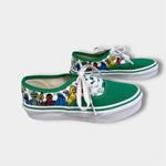 Load image into Gallery viewer, Vans X Sesame Street Little Kids Old Skool Shoe Green Multi NWT 12
