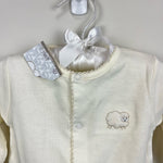 Load image into Gallery viewer, Kissy Kissy Organic Cotton Cream Sheep Footie 0-3 Months NWT
