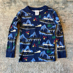 Load image into Gallery viewer, Hanna Andersson Polar Express Holiday Long John Pajamas 100 cm 4T
