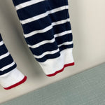 Load image into Gallery viewer, Florence Eiseman Stripe Knit Christmas Tree Longall Romper 24 Months

