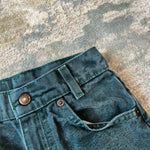 Load image into Gallery viewer, Vintage Levi's 550 Relaxed Fit Regular Orange Tab Green Jeans 6
