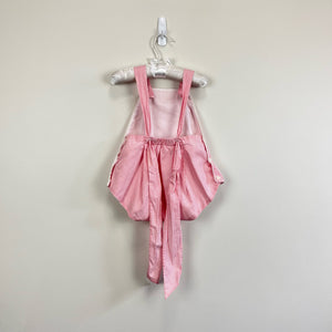 H.M. Woggle Bug Pink Bow Sun Suit Romper 12 Months USA