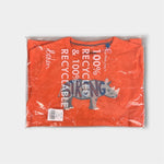 Load image into Gallery viewer, Mini Boden Animal Printed Cotton T-Shirt Fire Opal Orange Rhino 8-9 NWT
