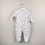 Load image into Gallery viewer, Vintage OshKosh B'gosh Pink White Alphabet Mouse Footie Coverall 6-9 Months
