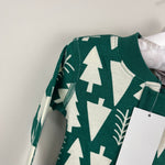 Load image into Gallery viewer, Hanna Andersson Holiday Footed HannaJams Sleeper Winter Green 75 12-18 Months NWT
