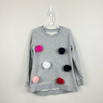 Load image into Gallery viewer, Tucker + Tate Gray Pom Pom Sweatshirt 7
