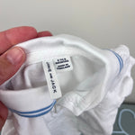 Load image into Gallery viewer, Janie and Jack Baby Bunny Pique Polo Bodysuit White Blue 3-6 Months
