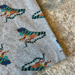 Load image into Gallery viewer, Hanna Andersson Gray Iguana HannaJams Short John Pajama Set 140 cm 10
