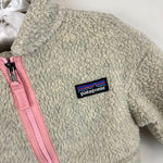 Load image into Gallery viewer, Patagonia Infants' Cozy Toasty Jacket White Wash White 3-6 Months
