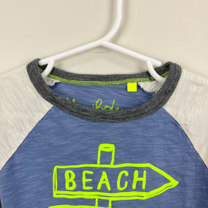 Mini Boden Raglan Beach T-Shirt 5-6