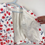 Load image into Gallery viewer, Bonpoint Girls Quilted Cherry Cardigan Jacket 6

