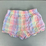 Load image into Gallery viewer, J. Crew Girls Pastel Plaid Ruffle Trim Shorts 7
