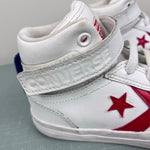 Load image into Gallery viewer, Converse Pro Blaze Strap Retro Sport High Top Sneaker White Red 13
