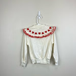 Load image into Gallery viewer, Vintage Little Topsys Ruffle Heart Sweatshirt 6
