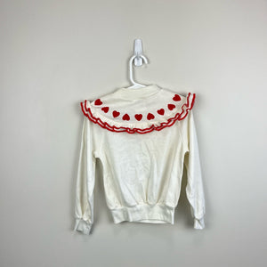 Vintage Little Topsys Ruffle Heart Sweatshirt 6