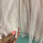 Load image into Gallery viewer, Hanna Andersson Shimmer Star Dress Soft Tulle Pink Rose Blossom 120 cm 6-7
