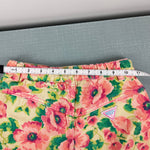 Load image into Gallery viewer, Vintage Guess Pink Yellow Floral Denim Skirt 6 USA

