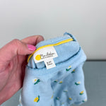 Load image into Gallery viewer, Mini Boden Short Sleeved Pointelle Top Blue Floral 8-9
