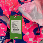 Load image into Gallery viewer, Lilly Pulitzer Girls Ikat Blue Mocean Engineered Mini Donna Dress L 8-10 NWT
