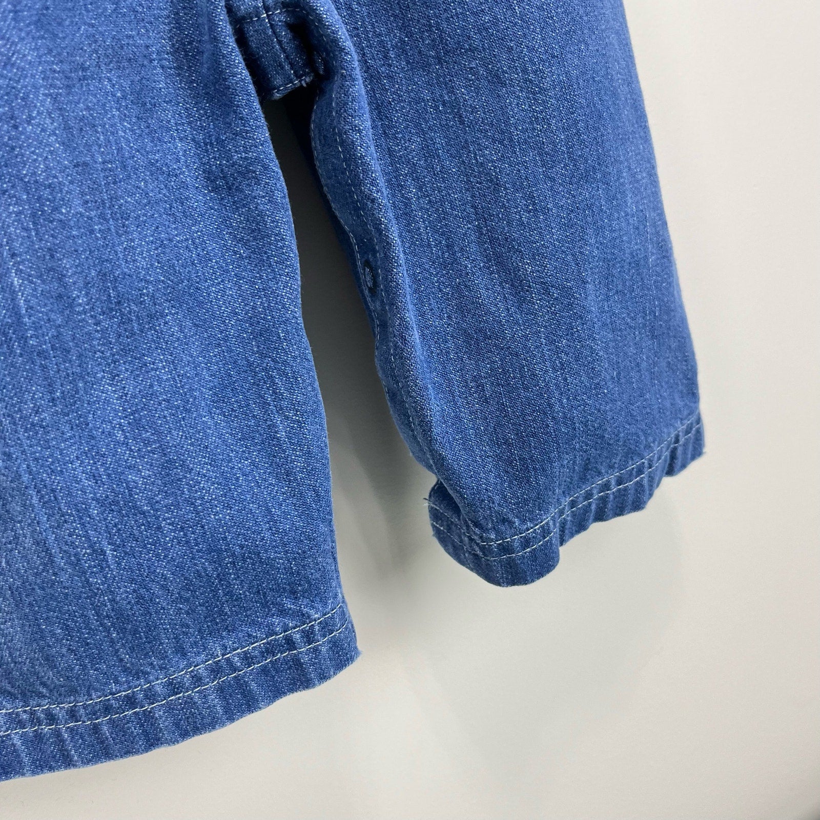 Vintage Lacoste Blue Jean Overalls