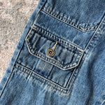 Load image into Gallery viewer, Vintage Y2K Limited Too Bootcut Cargo Tie Waist Blue Jeans 10
