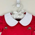 Load image into Gallery viewer, Classic Prep Childrenswear Paige Dress Crimson w/ Woody 6-9 Months NWT
