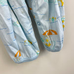 Load image into Gallery viewer, Vintage Carter's Blue Beach Overalls 9 Months USA
