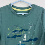 Load image into Gallery viewer, Tea Collection Short Sleeve Green Underwater Graphic T-Shirt 8
