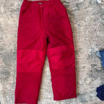 Load image into Gallery viewer, L.L. Bean Kids Insulated Snow Pants Red 10
