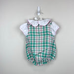 Load image into Gallery viewer, The Beaufort Bonnet Company Brooksy Bubble Set Putney Plaid 6-12 Months NWT
