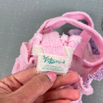 Load image into Gallery viewer, Vintage A Tiny Tots Original Pink Terry Sunsuit Flower Romper Baby Girl
