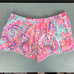 Load image into Gallery viewer, Lilly Pulitzer Girls Pink Pout Too Much Bubbly Chela Short XL 12-14
