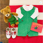 Load image into Gallery viewer, The Beaufort Bonnet Company Peter Pan Collar Onesie 6-12 Months
