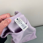 Load image into Gallery viewer, Yogalicious Girls Maisie Rib Crossover Top Purple L 12
