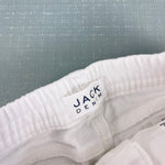 Load image into Gallery viewer, Janie and Jack White Flower Embroidered Jeans 3-6 Months
