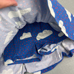Load image into Gallery viewer, Mini Boden Jersey Skort Blue Love Clouds 6-7
