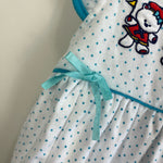 Load image into Gallery viewer, Vintage Little Miracles Polka Dot Bear Romper 3-6 Months
