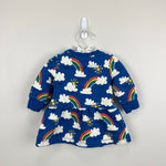 Load image into Gallery viewer, Hanna Andersson Baby Printed French Terry Dress Blue Rain or Shine 60 cm 3-6 Months
