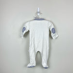 Load image into Gallery viewer, Jacadi Paris White Anchor Footie 6 Months
