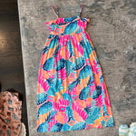 Load image into Gallery viewer, Lilly Pulitzer Chasteen Maxi Dress Multi Goombay Smashed Reduced L 8-10
