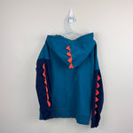 Load image into Gallery viewer, Hanna Andersson Dino Sweatshirt in French Terry Trek Teal 120 cm 6-7
