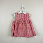 Load image into Gallery viewer, Vintage Samara Smocked Red Anchor Dress 18 Months
