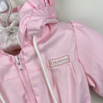 Load image into Gallery viewer, Vintage OshKosh B&#39;gosh Pink Hooded Windbreaker 12 Months USA
