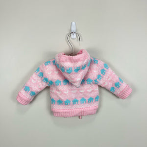 Vintage Kids Classics Reversible Sweater Jacket 12 Months