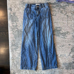 Load image into Gallery viewer, Abercrombie Kids High Rise Ultra Wide Leg Jeans 9/10 Long

