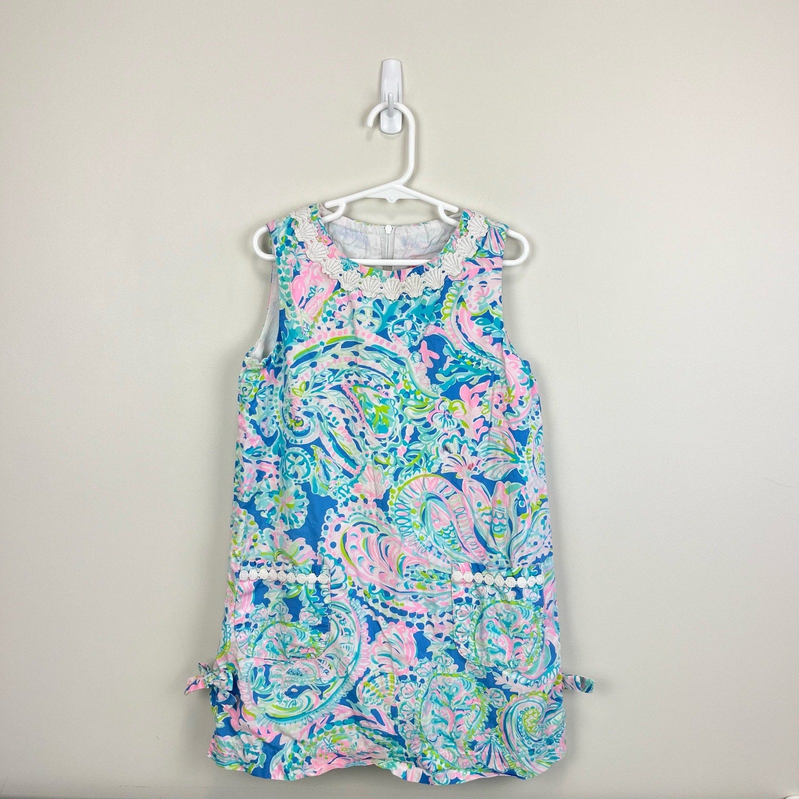 Lilly Pulitzer Little Lilly Classic Shift Dress Multi Dream Team 8