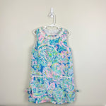 Load image into Gallery viewer, Lilly Pulitzer Little Lilly Classic Shift Dress Multi Dream Team 8
