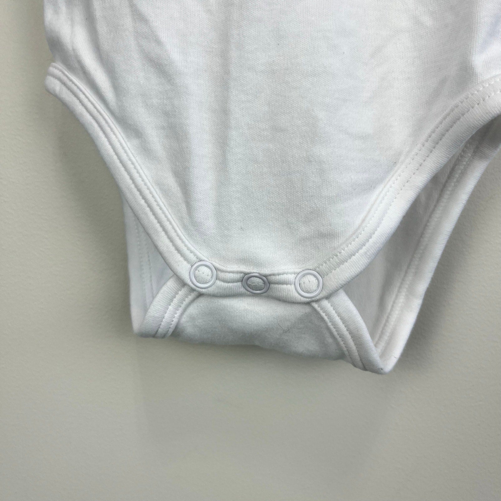 Jacadi Paris White Petal Collar Bodysuit 6 Months