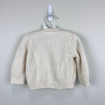 Load image into Gallery viewer, Hanna Andersson Organic Cotton Cardigan Sweater Ecru 70 cm 6-12 Months
